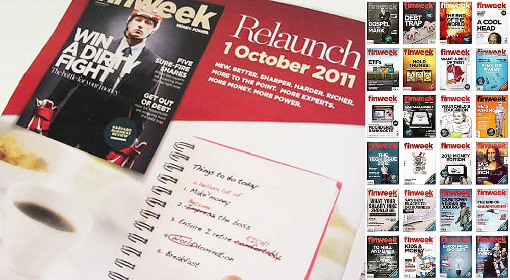 Finweek, work by Globecreative