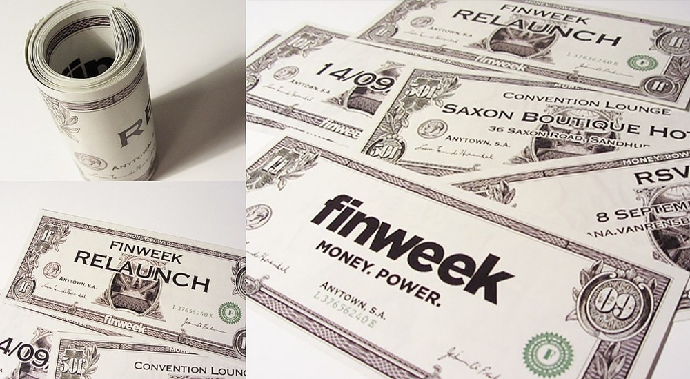 Finweek, work by Globecreative