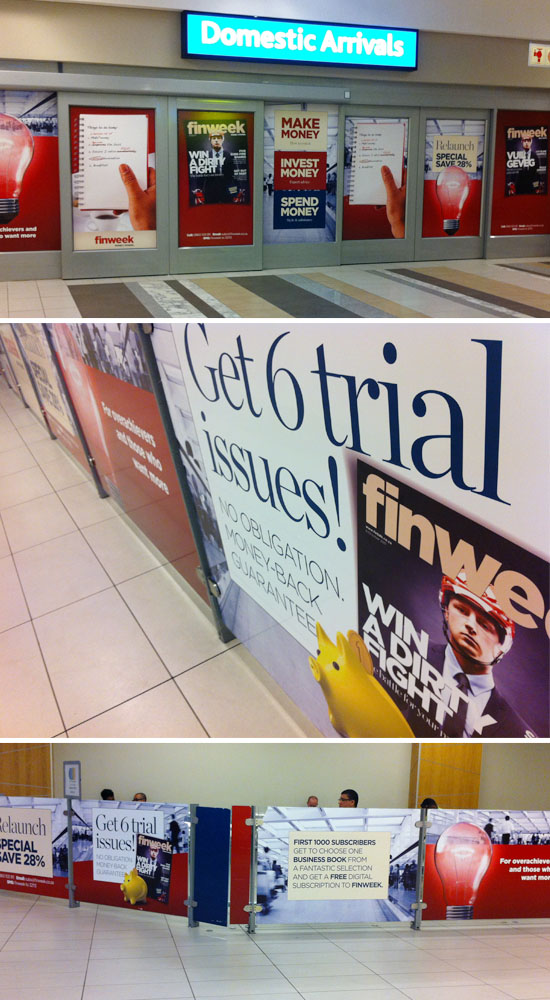 Finweek, work by Globecreative