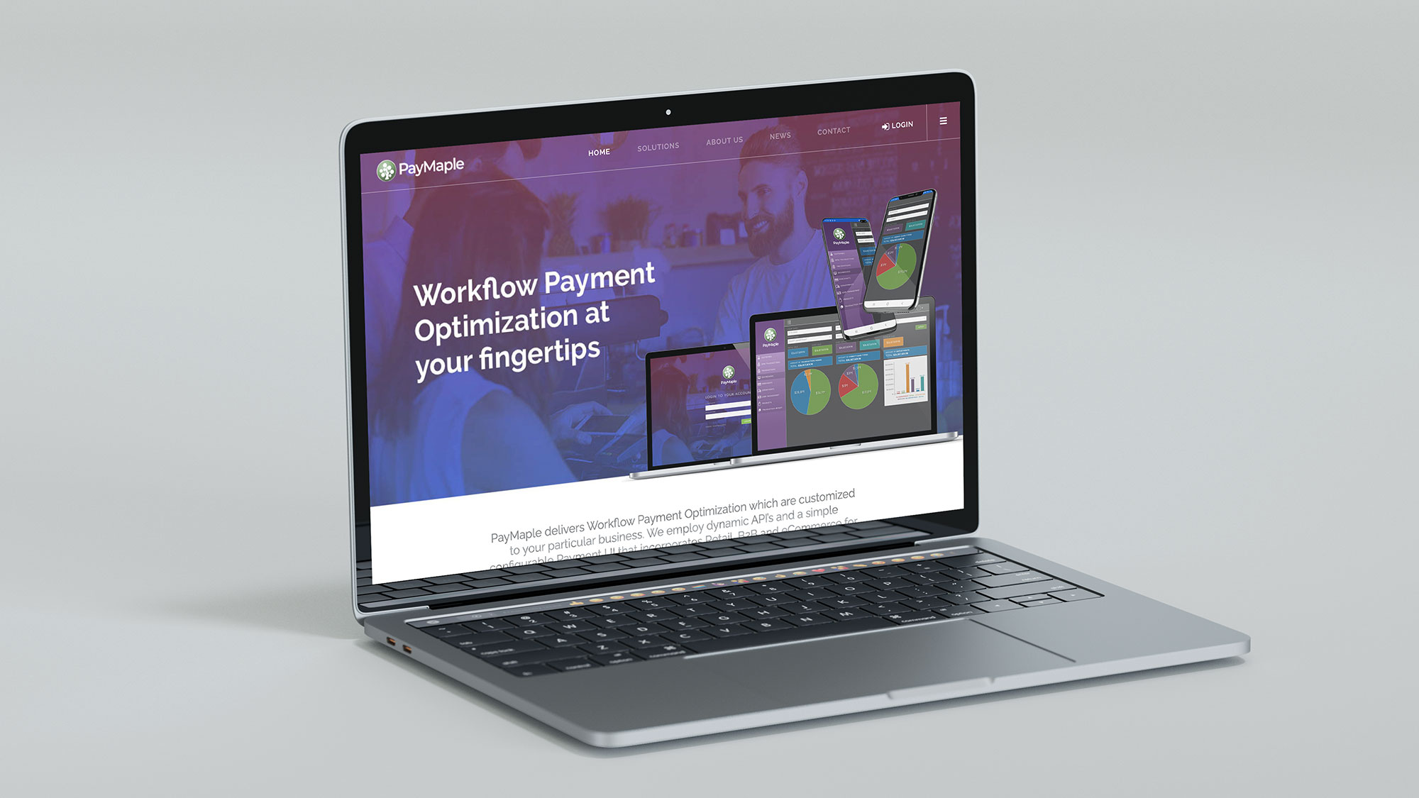 PayMaple, work by Globecreative