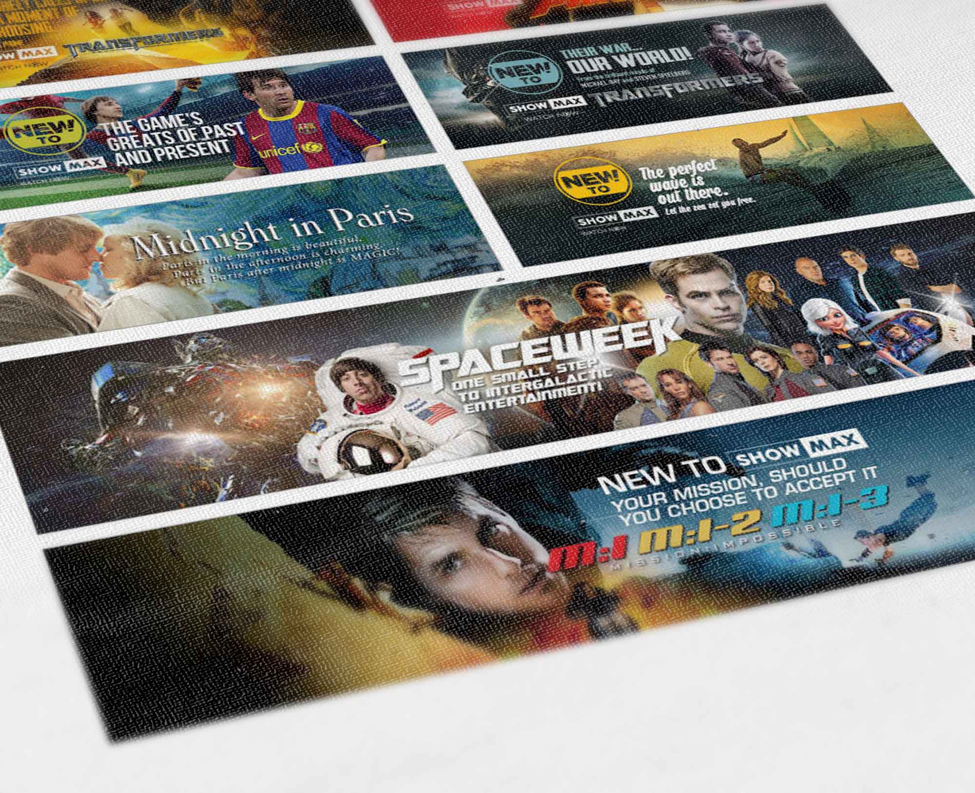 Showmax, work by Globecreative