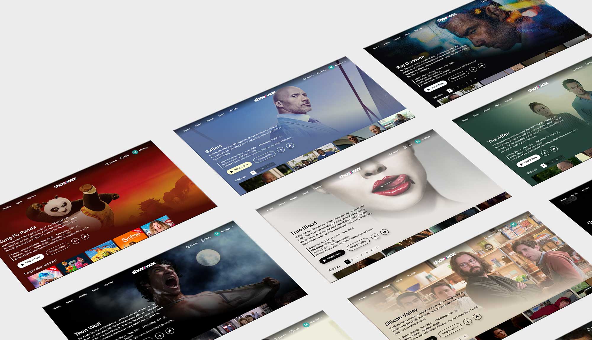 Showmax, work by Globecreative
