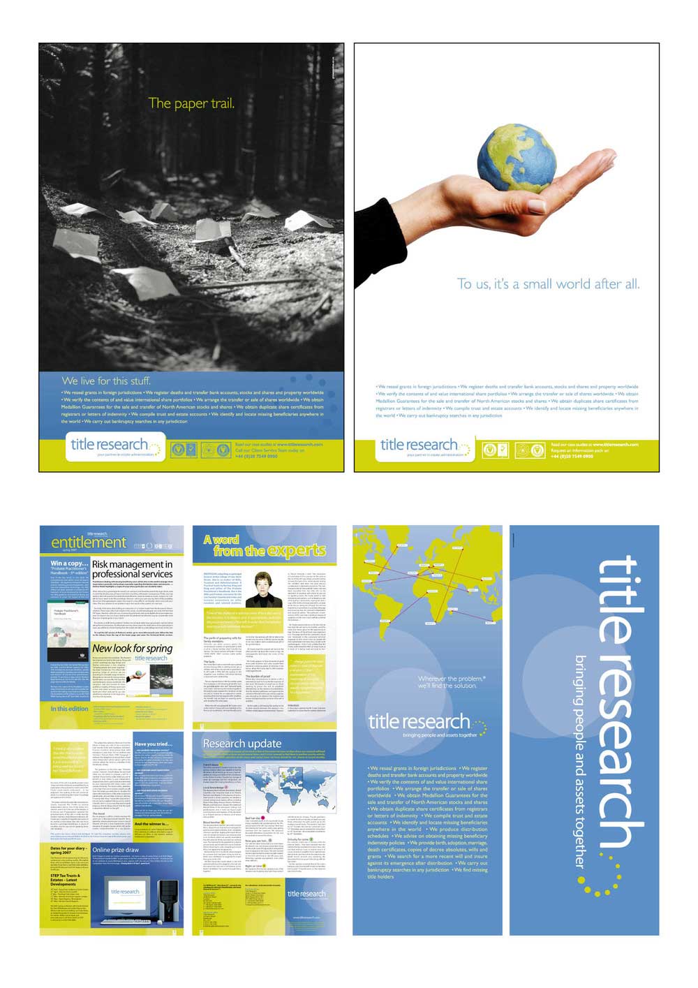 Title Research, work by Globecreative
