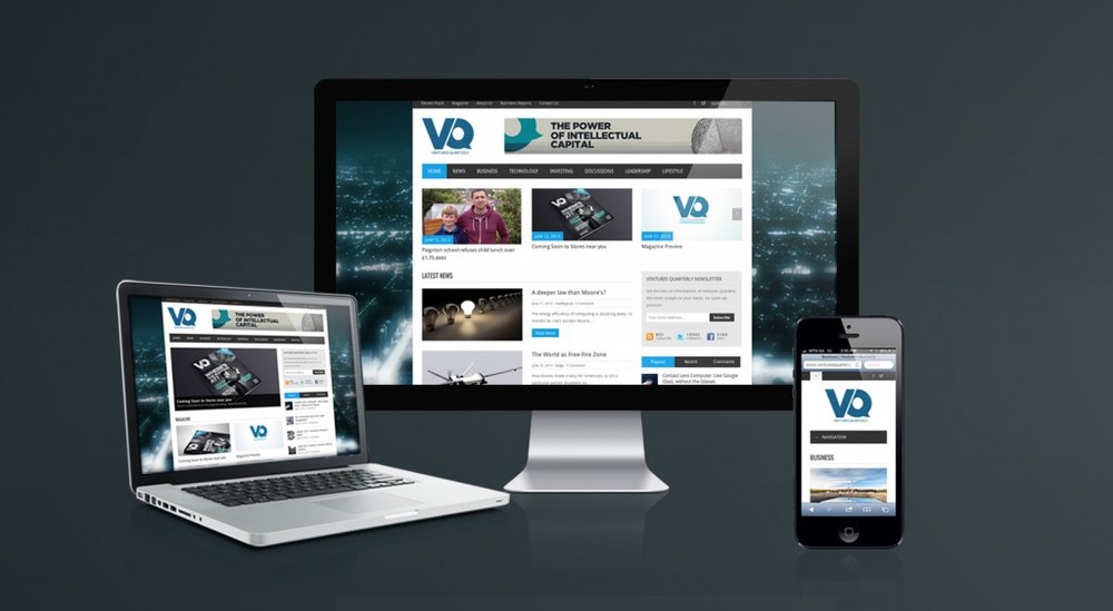 Ventures Quarterly, work by Globecreative
